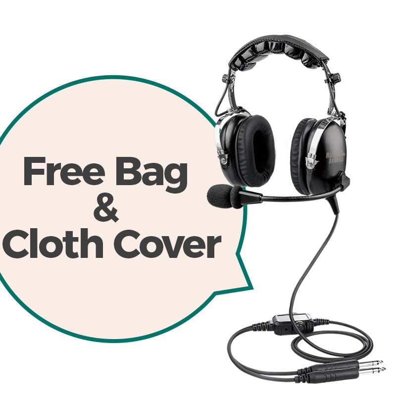 Passive Headset | Twin Jack | General Aviation - Aviation Equipment for aviation communication - MicroAvionics