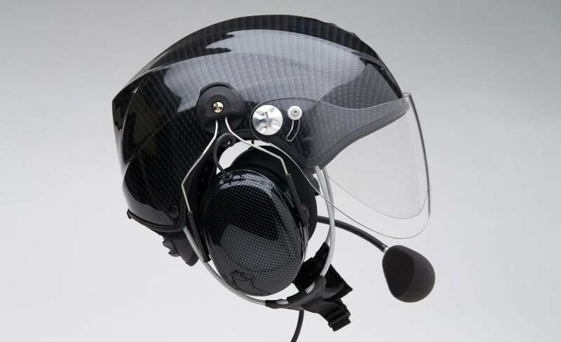 Icaro Solar X Helmet v2 - ULM - for aviation communication - MicroAvionics