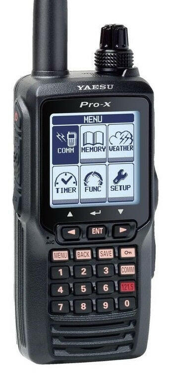 Yaesu FTA - 550AA Pro X Airband transceiver - for aviation communication - MicroAvionics