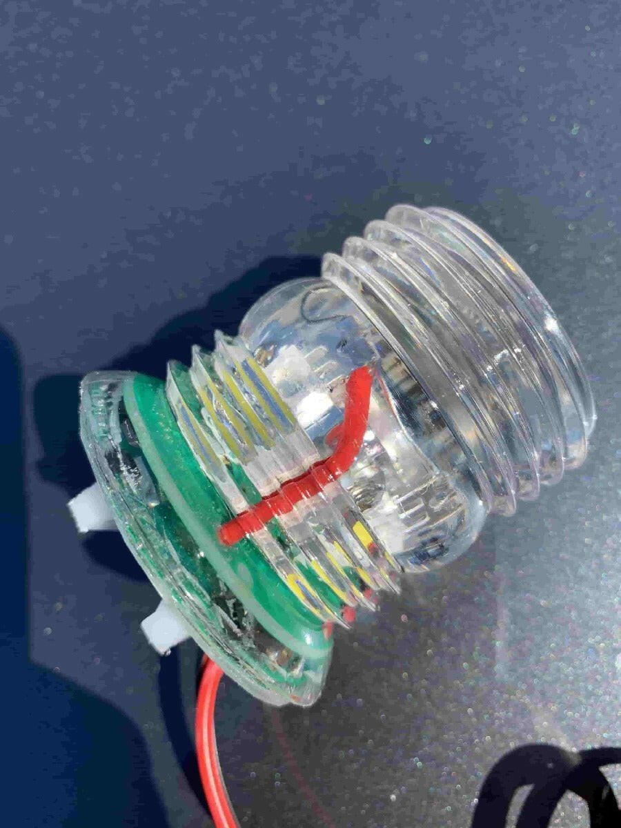 LED Self Contained strobe - for aviation communication - MicroAvionics