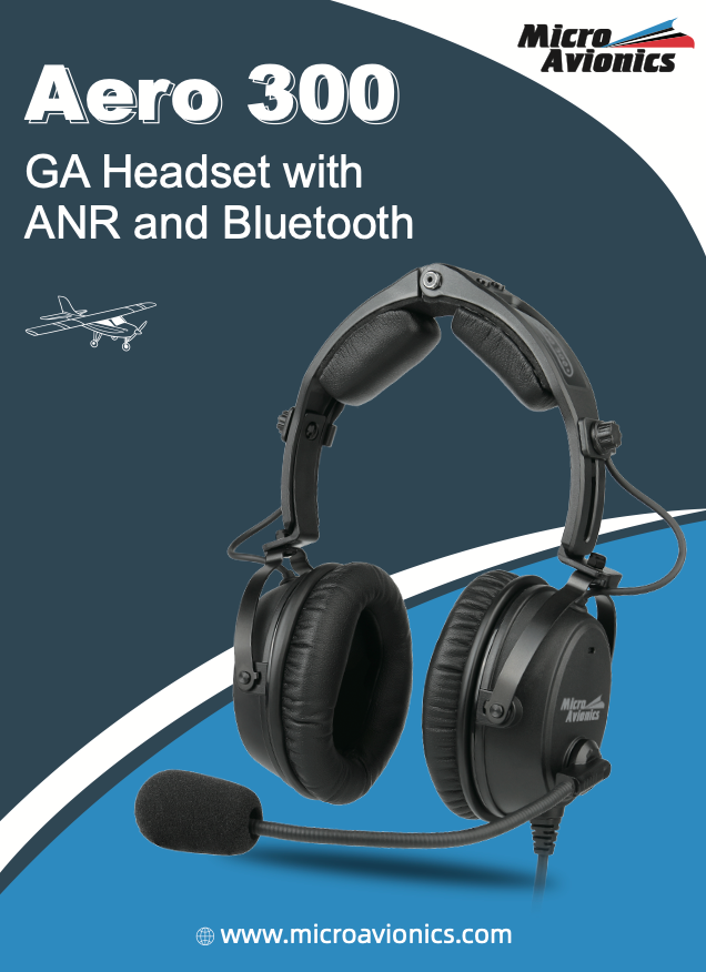 Aero 300 ANR GA Headset with Stereo Bluetooth